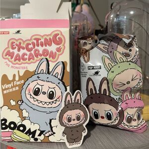 Pop Mart Labubu Exciting Macaron Series - Sesame Bean